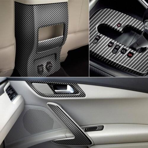 127cm*30cm Waterproof Car 3D Carbon Fiber Sticker for Suzuki Swift SX4 Mitsubishi ASX Lancer Outlander Pajero Hyundai Solaris