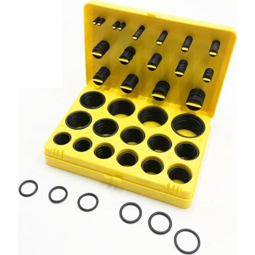 30size 404PCS O Ring Kit O-Ring Service Kit Metric Nitrile70 Assortment Seal Plumbing Garage Kit