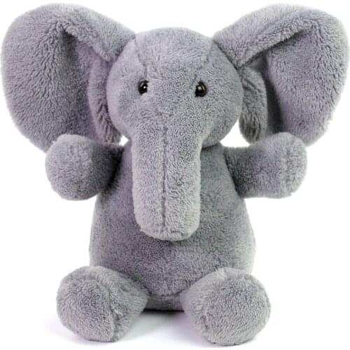 30cm Little elephant plush toy doll grey little elephant doll lovely childrens activity gift doll ornament