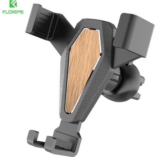 FLOVEME Gravity Car Holder For Phone in Car Air Vent Clip Mount Mobile 360 Rotate Universal Holder Mobile Phone Holder Stand