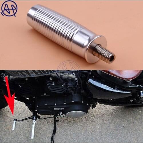 Free Shipping 1pcs Silver Rough Crafts Shifter Peg Fit For Harley Sportster XL1200 XL833 Iron Custom