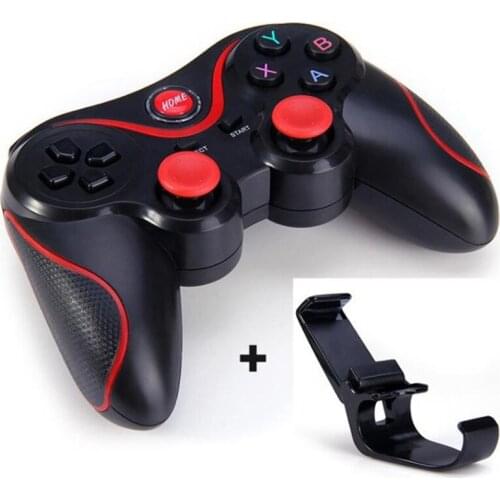 Wireless Android Gamepad Wireless Joystick Game Controller bluetooth BT3.0 Joystick For Iphone Mobile Phone Tablet TV Box Holder