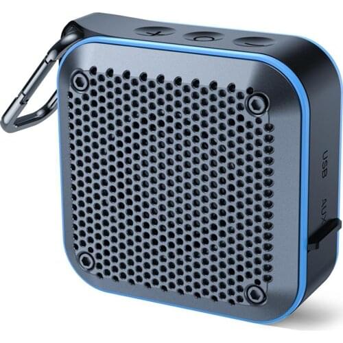 Bluetooth 5.0 Waterproof Bluetooth Speaker Outdoor Riding Sports Portable FM radio function TWS Wireless Card Mini Speaker