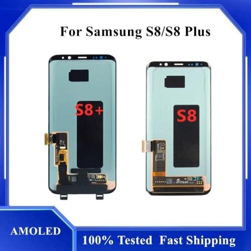 For S8 plus Display Screen for SAMSUNG Galaxy S8 PLUS G955 G955F Screen Replacement LCD Touch Digitizer Assembly