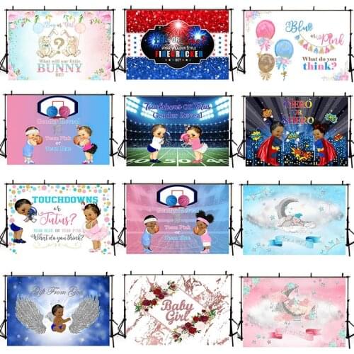 DAWNKNOW Customize Sex Baby Boy Or Girl Photography Background Backdrop Tapestry Children Birthday Party Decoration Photo Studio
