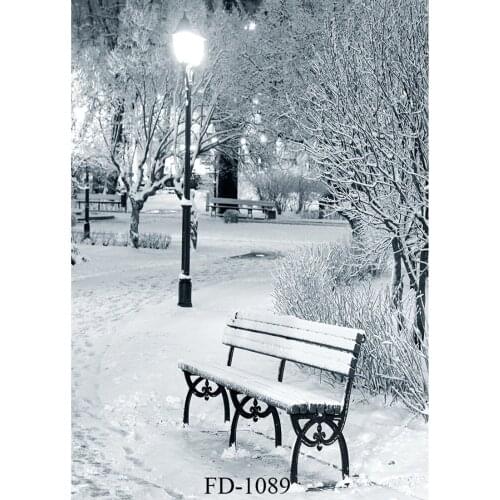Snowy woods Chair Photography Backdrop for Photograph Accessories Photo Background Children kids Baby Photophone