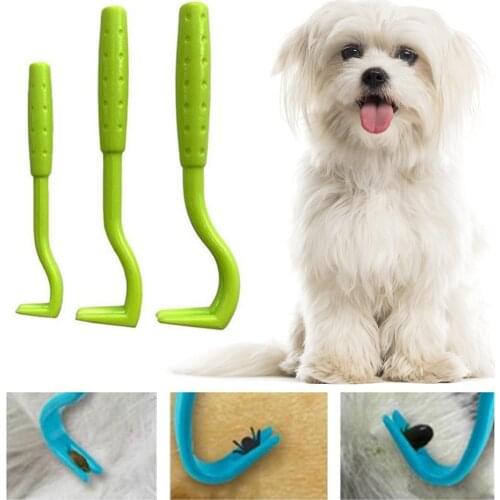 3PCS Pet Flea Remover Tool Scratching Hook Remover Pet Cat Dog Grooming Supplies Tick Picker Flea Removal Tool Pet Comb