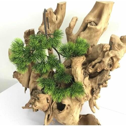 Artificial Plastic Cypress fall Pine Tree Branches Christmas decorations greenery arrangement Leaves wreath leaf Dropshiping