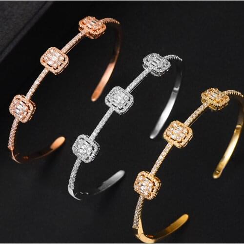 Jimbora New Fine Luxury Elegant Open Bangle for Women bracelet Top Quality Best Super Gift for Friends Lover unexpect surprise