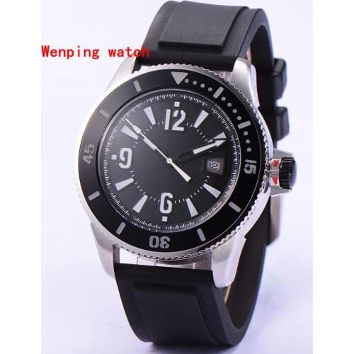 Fashion Classic Hot Selling Brand Bliger automatic mens Watch 43mm solid stainless steel case scratch proof mineral glass