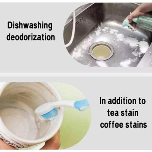 Multi Purpose Kitchen Grease Cleaner Soda Powder Decontamination Deodorization Baking Soda Cleaning Household Cleaner Powde P2Q2