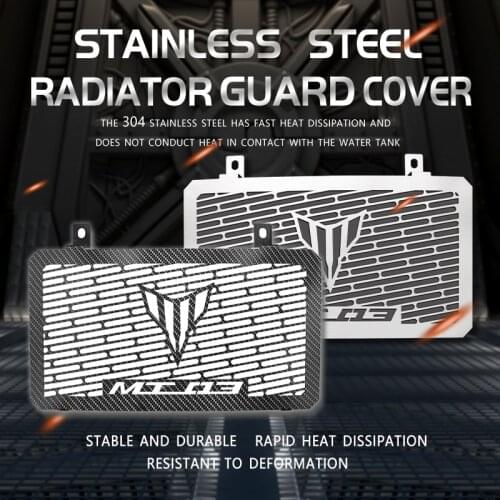 Motorcycle Parts For Yamaha MT03 2006 2007 2008 2009 2010 2011 2012 660 CC Radiator Grille Grill Guard Cover Protector