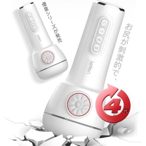 2021 Leten Realistic Vagina Real Pussy Male Masturbator Moaning Oral Sucking Vibrating Clamping Sex Machine Adult Sex Shop