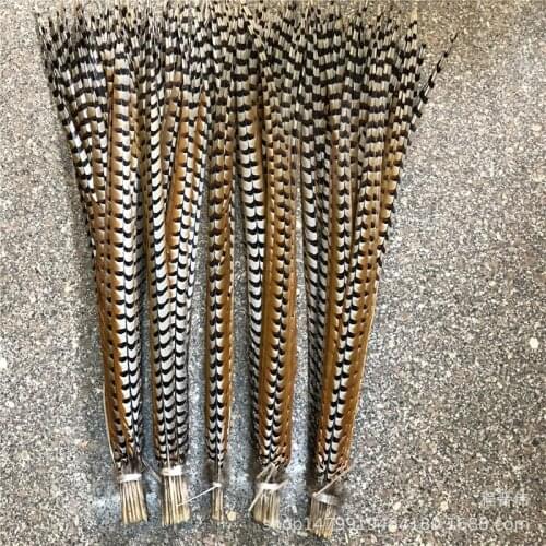 The New 10-100pcs/lot High Quality Pheasant Feathers 36-40inch / 90-100CM Jewelry Party DIY Decoration Feathers for Crafts