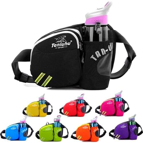 Portable Men Women Running Cycling Rucksack Bicycle City Gym Bags Bottle Small Pouch Outdoor Hiking Riding Camping Bike Backpack