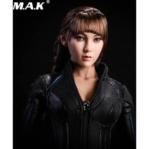 1:6 Scale Female PVC Head Sculpt Carved Model Fit 12inch Hot Toys Action Figure Body Doll Toy