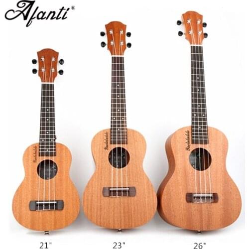 Afanti Music 21 inch Mahogany top Ukulele