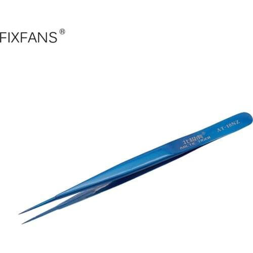 0.1mm Ultra Thin Fine Point Tweezers Non-Magnetic Stainless Steel Precision Tweezers for Electronic Repair Micro Soldering Tools