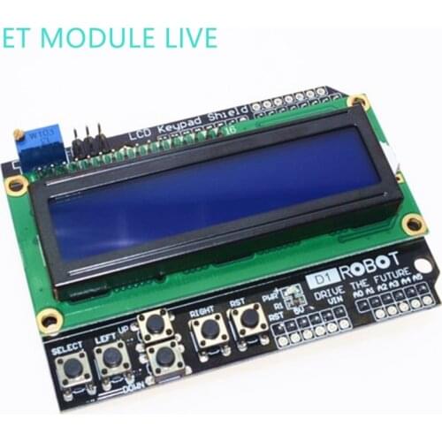 MH-ET LIVE LCD Keypad Shield LCD1602 LCD 1602 Module Display For Arduino ATMEGA328 ATMEGA2560 raspberry pi UNO blue screen