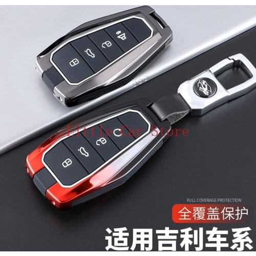 Key Fob Cover For Geely Binrui Pro Icon Haoyue 2020-21 Key Fob Case Holder Accessories
