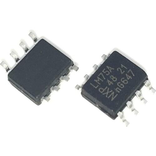 Temperature sensor chip 10PCS LM75 LM75A LM75AD SOP-8