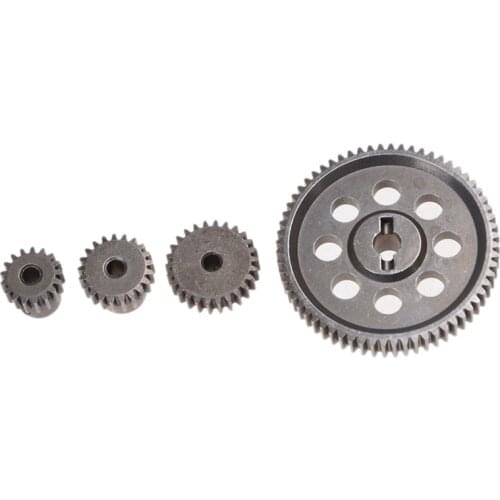Diff Differential Main Metal Spur Gear 64T 17T 21T 26T Motor Gear RC Car Part for HSP 1/10 RC Car Truck 94111