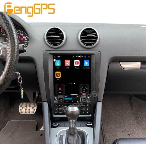 For Audi A3 2008-2012 Android Radio Touchscreen Multimedia DVD Player 4G+64G GPS Navigation Car Stereo WIFI Mirror Link 8 Core