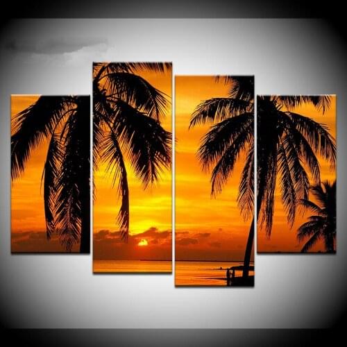 4 Panels Sexy Tattooed Punk Girl Canvas Print Painting Modern Home Decoration Vintage Wall Art Picture for Living Room Artwork