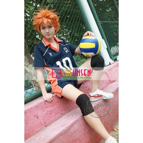 COSPLAYONSEN Haikyuu!! Karasuno High School Shoyo Hinata Volleyball Uniform Cosplay Costume Any Size