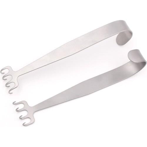 Stainless Steel Breast Shaping Hook Double Head Four Claw Blunt Head Harrow Hook Breast Breast Enhancement Surgery Tool