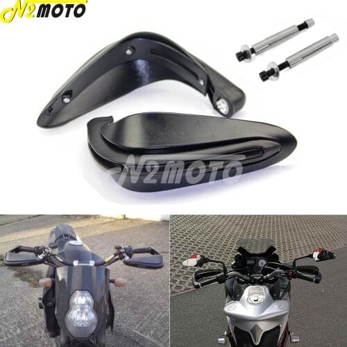 Motorcycle Matte Black 7/8" Handlebar Handguard for Dirt Bike Street Bike MX ATV Dual Road Suzuki SV650 Yamaha Honda Ducati