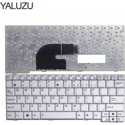 YALUZU US NEW Keyboard for ASUS MK90 EEEPC MK90 EPC MK90H Replace laptop keyboard White English