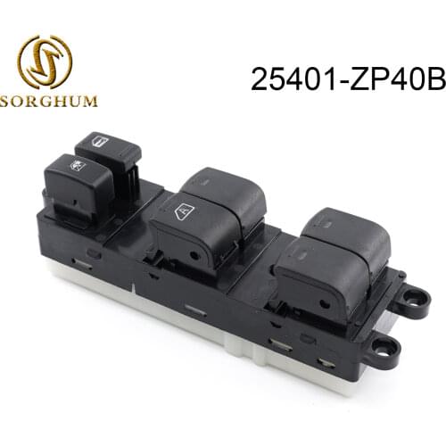 Electric Master Power Control Window Switch For For 2005-2007 Nissan Pathfinder 25401-ZP40B