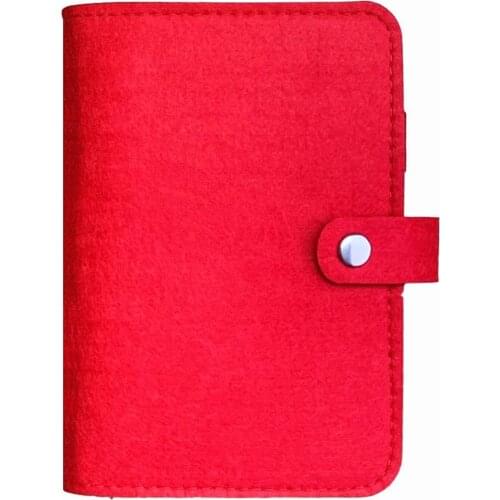 A6 Personal Size Budget Planner Organizer,Wool Felt A6 Binder Journal Organizer Planner,with Zipper Pouch Binder Pocket PP Plate