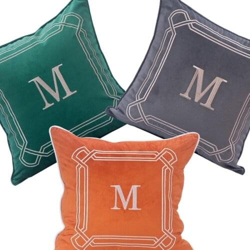 Pillow cushion sofa living room pillow back pillow cover Chinese Nordic style luxury American home decoration