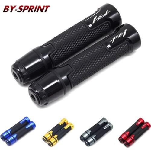 CNC Handlebar Hrips For YAMAHA FZ1 FAZER FZ 1 fz1 2006-2018 Motorcycle Accessories Handlebar Hrips Handle Bar Grips WITH LOGO