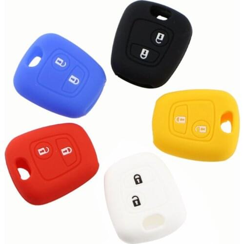 Silicon Key Cover Case for Peugeot 107 206 307 207 406 408 for Citroen C1 C2 C3 Berlingo Picasso Xsara Picasso for Toyota Aygo