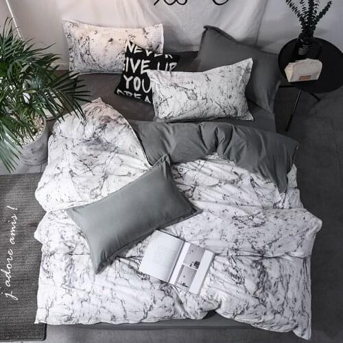 Modern Geometric Bosnia King Bedding Sets Sanding Duvet Cover Set Pillowcase Duvet Covers 3pcs Bed Set No Sheet