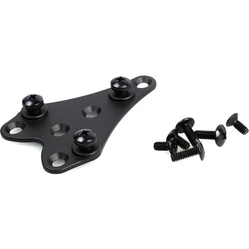 TMC Tactical Airsoft Aluminum Quick Detach Adapter Hanger Buckle for QD & SF Holster Pouch silver / Black TMC2803