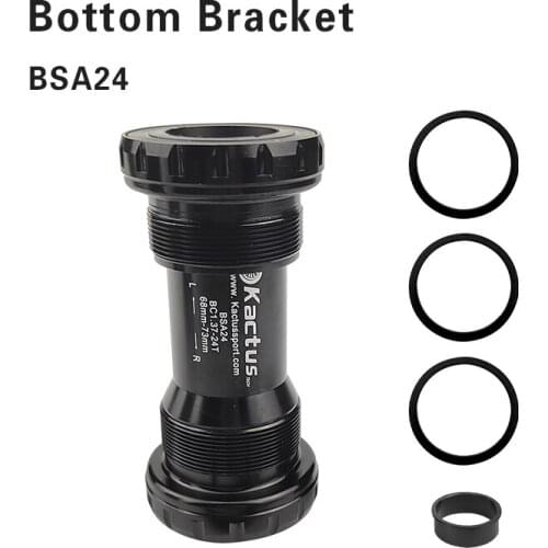 KACTUS Bike Bottom Ceramic Bearing BSA24 And PF4124(BB86) For Shimano Or SRAM GXP Road MTP Cranksets Shaft Diameter 24-22mm Part