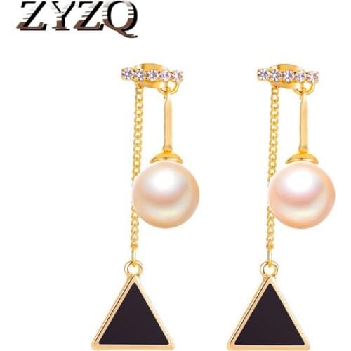 ZYZQ Fashion Statement Earrings for Women Metal Zinc Alloy Geometric Dangle Drop Earing Brincos 2020 Trend Jewelry Gifts