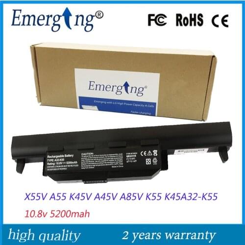 10.8v New Japanese Cell Laptop Battery for ASUS A32-K55 X45 X45V X45U K55A K55 K55DR X85V A85V