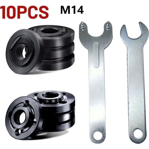 10pc Angle Grinder Wrench Spanner Key Kit Flange Lock Nut Angle Grinder For Ryobi Angle Grinder Flange Nut Set