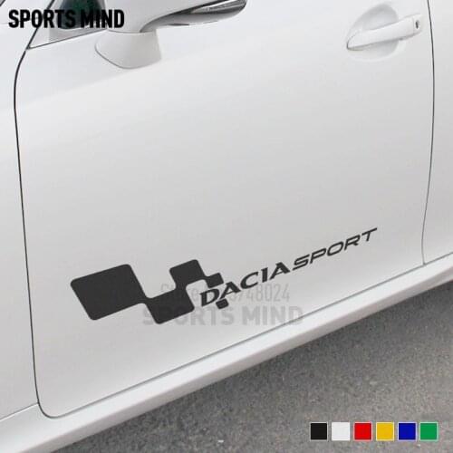 3 Pairs Sports Mind Car Styling Automobiles Car Sticker Decal For Dacia Duster Logan Sandero Lodgy Dokker Badge Car Accessories