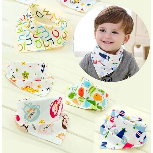 3pieces/lot Cotton new Baby bibs for babies Scarf boys Girls baby bib burp Cloths Baby Bibs