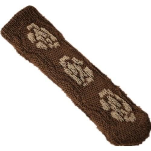 4PCS/Lot Knitted Chair Furniture Leg Cover, High Elastic Floor Protectors Non Slip Chair Leg Feet Socks Covers Furniture Cap