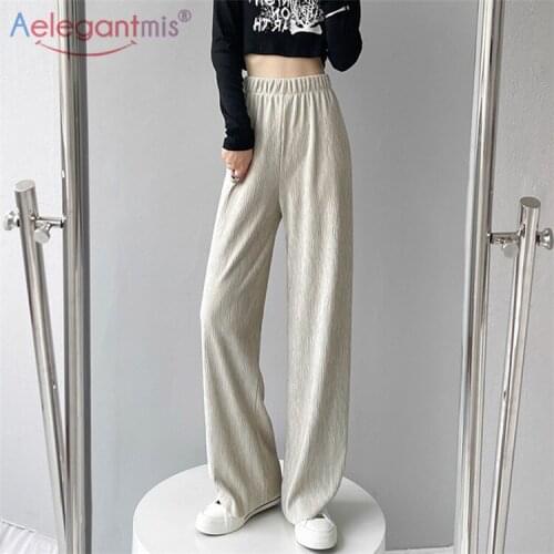Женские брюки широкие Aelegantmis China At AliExpress