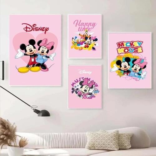 Disney Cartoon Mickey Minnie Mouse DIY Diamond Mosaic Cross Stitch Kits Diamond Embroidery Home Decor 5D Diamond Painting