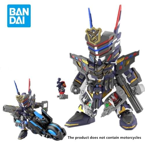 Bandai Anime Figures Bb Warrior Sd Gundam World Heroes Sheriff Buster Gundam Action Figure Collectible Model Boy Toy Gift