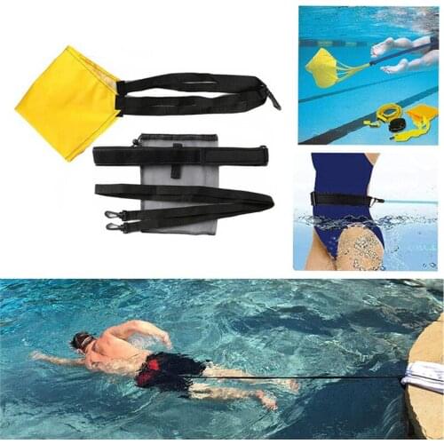 Elastic 3m 4m Adult Kids Swimming Bungee Exerciser Leash Training Hip Swim Belt Cord Safety Swimming Pool Accessories s